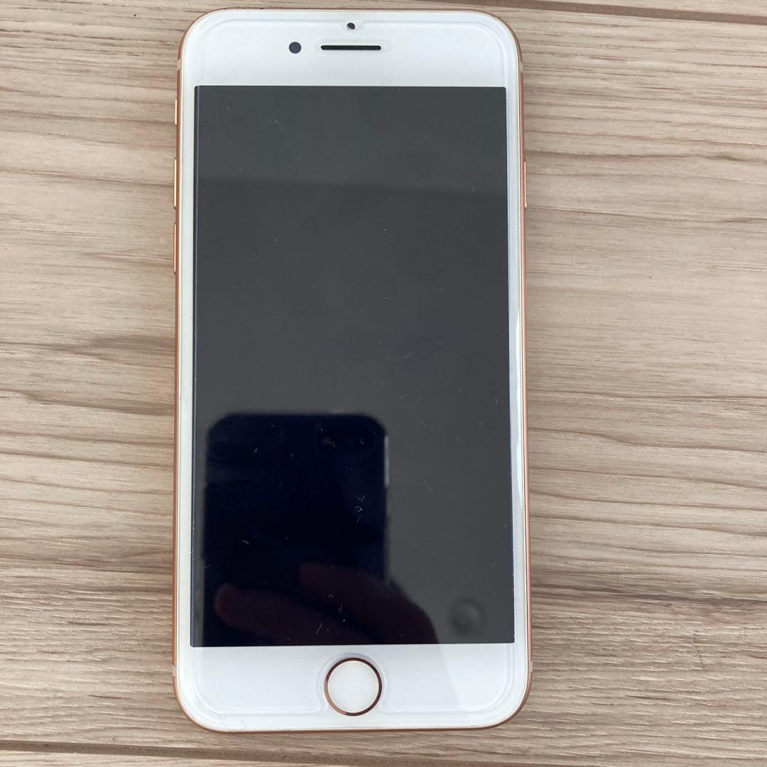 Apple iPhone 8 ゴールド 64GB本体SIMロック有 美品