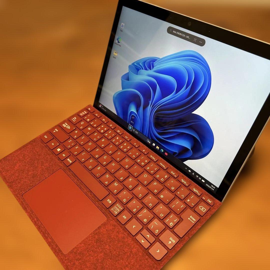 Microsoft Surface Go3 レッド タイプカバー付き