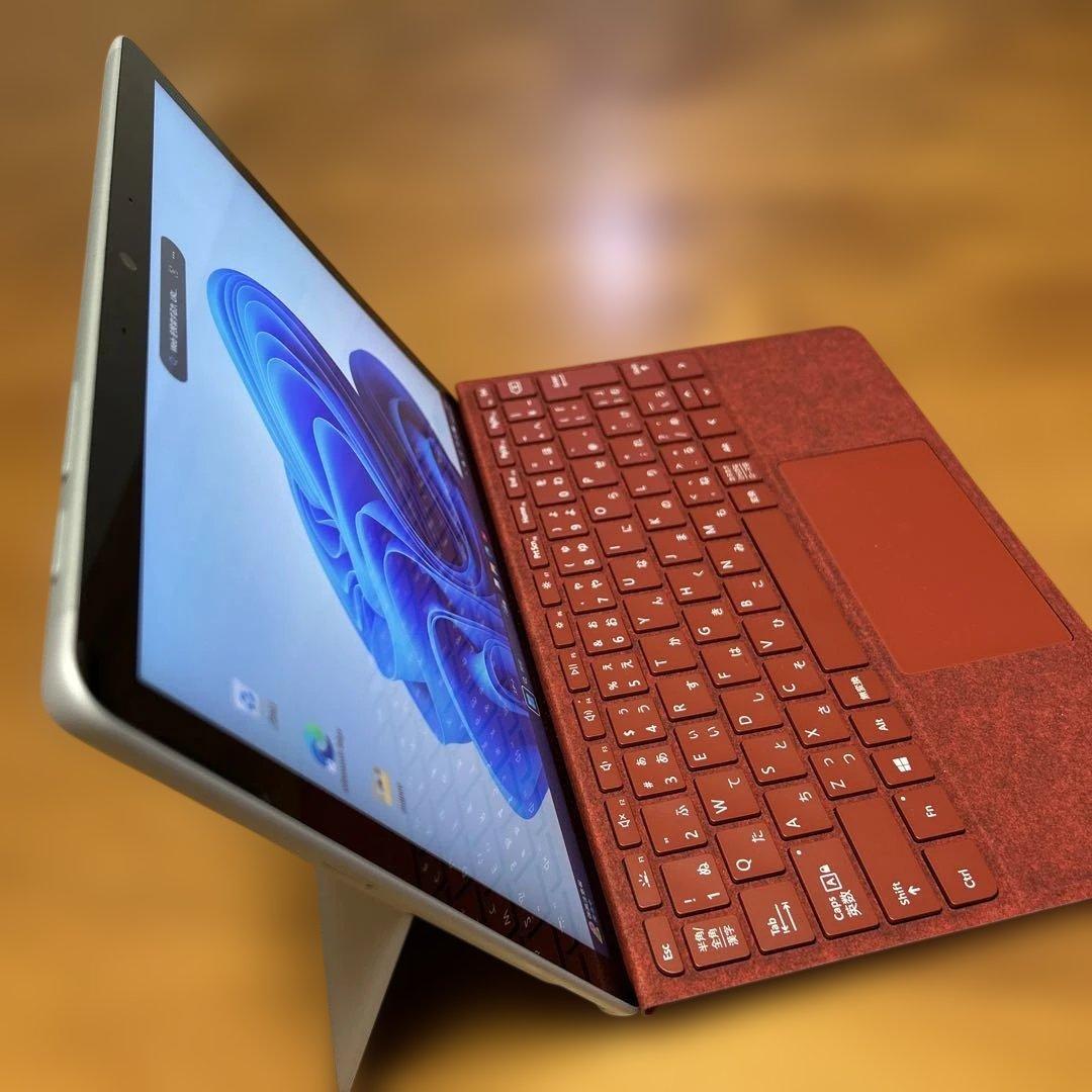 Microsoft Surface Go3 レッド タイプカバー付き