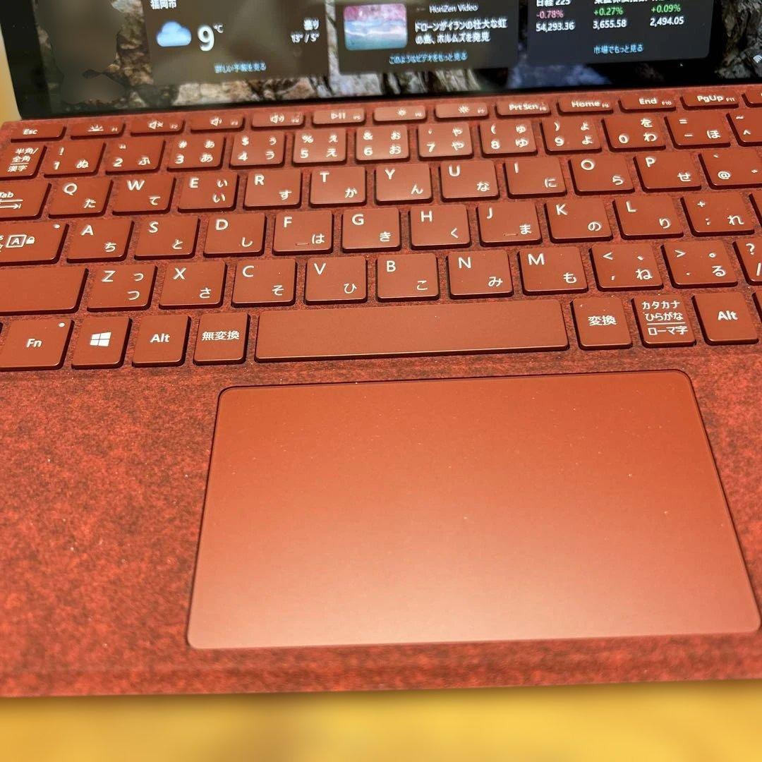 Microsoft Surface Go3 レッド タイプカバー付き
