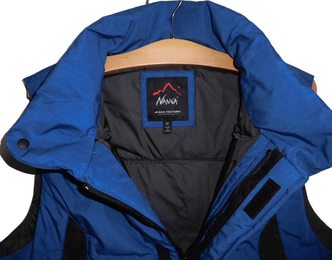 NANGA ナンガ ジーンズファクトリー別注 22AW タキビダウンベスト M