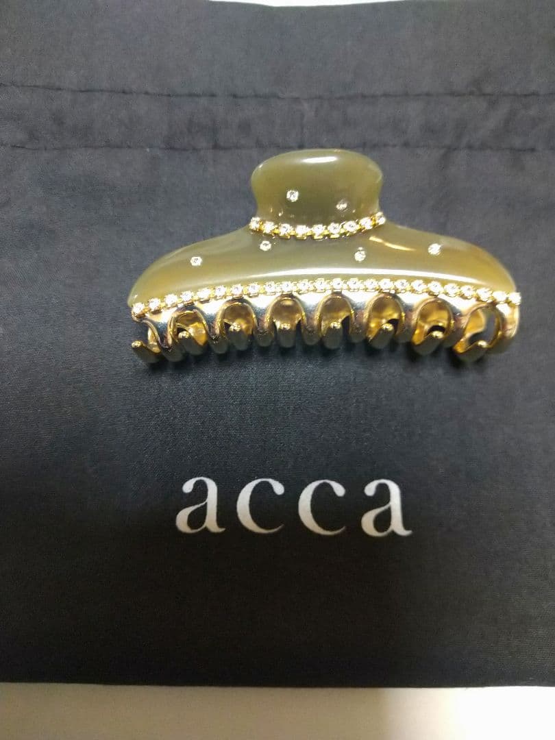 acca ラインストーンヘアクリップ