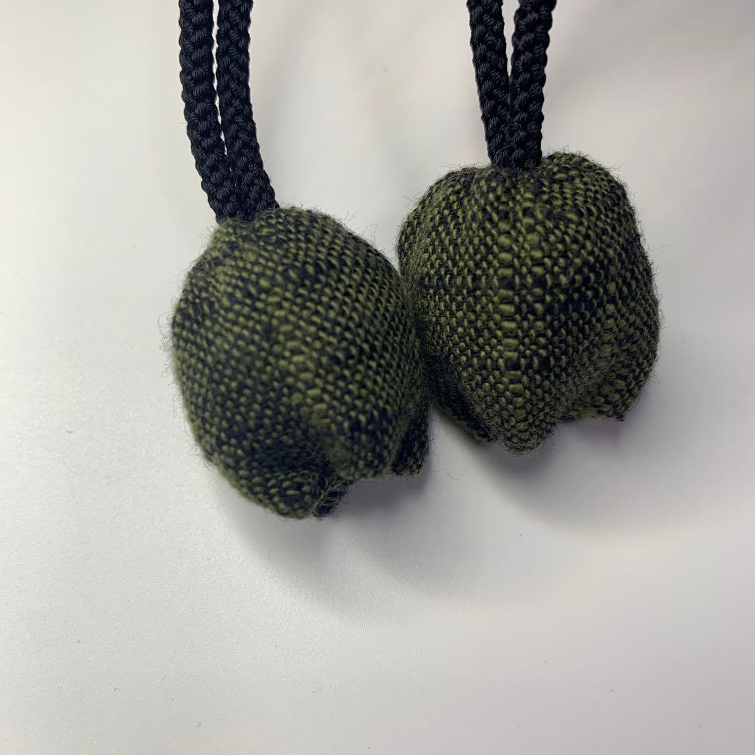 竹巧彩　竹　籠バッグ　カゴバッグ　内布あり　巾着　新品　黒　和装小物　縦横網代