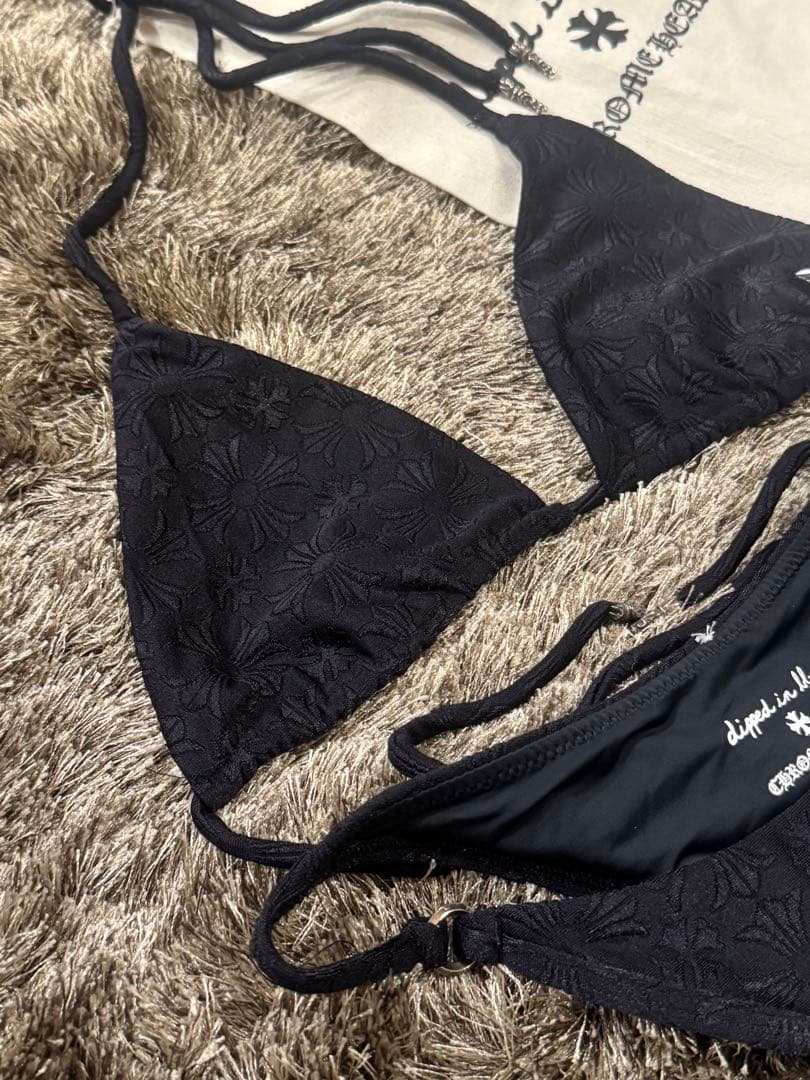 CRIME HEARTS ブラックビキニ 収納袋付き
