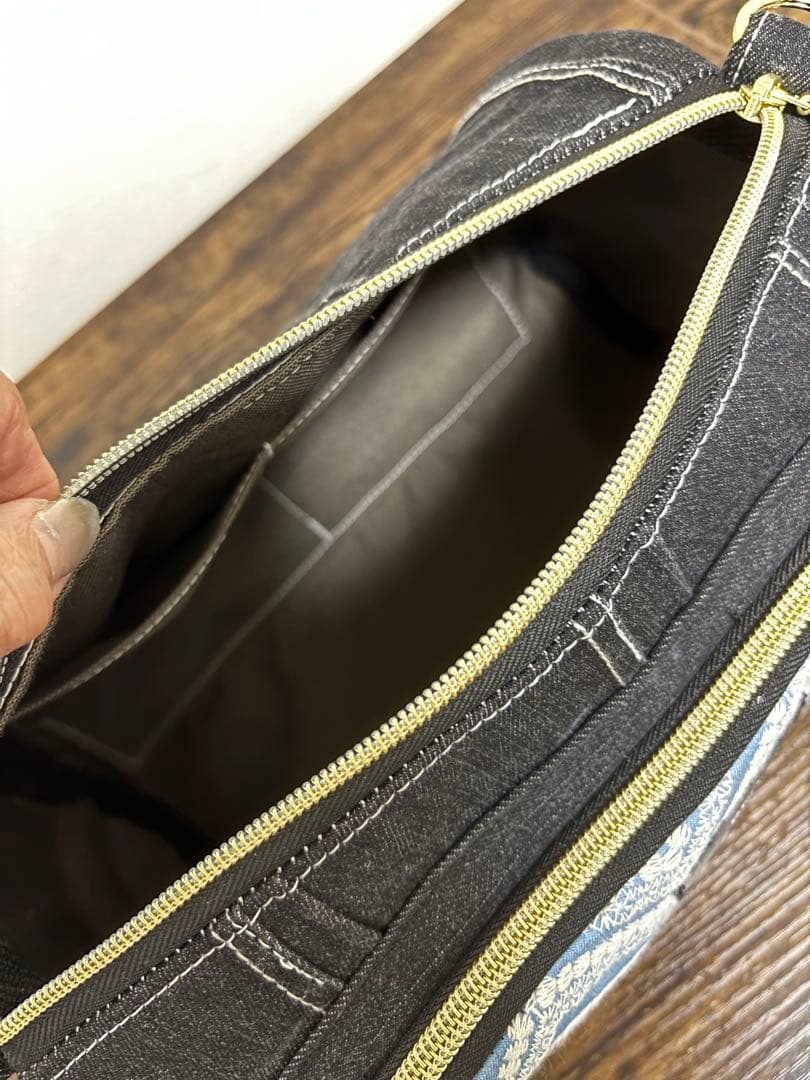 RED ジグザグ模様 ショルダーバッグ ドラム