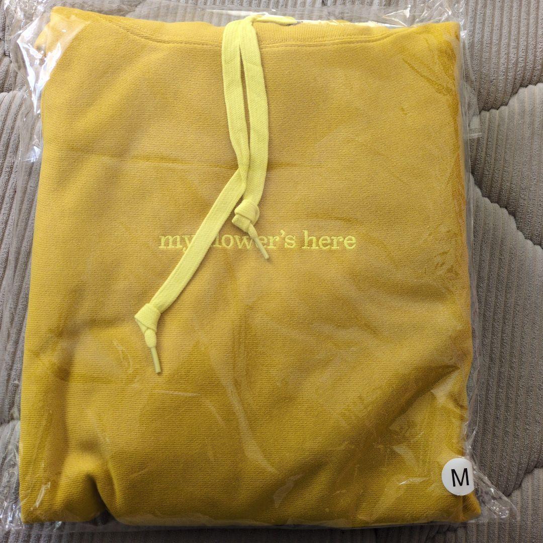 藤井風 フーディーMサイズ マスタード my flower's here