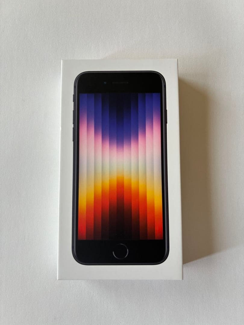 iPhone SE 64GB SIMフリー 第3世代 ブラック 正規品