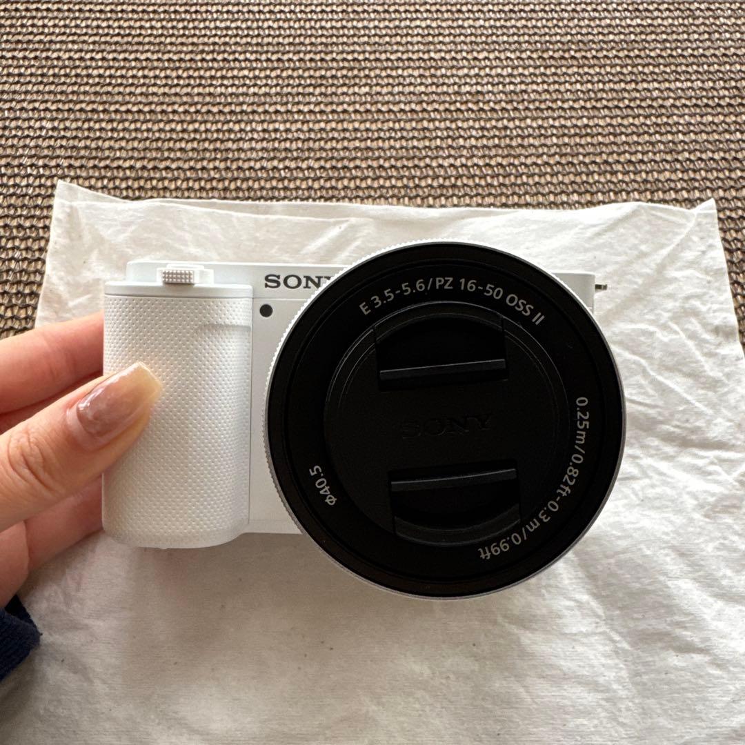 【極美品】SONY ZV-E10 ZV-E10X ダブルズームキット WHITE