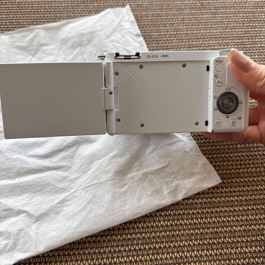 【極美品】SONY ZV-E10 ZV-E10X ダブルズームキット WHITE