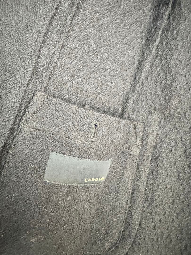 LARDINI ダークネイビー ダブルブレストジャケット