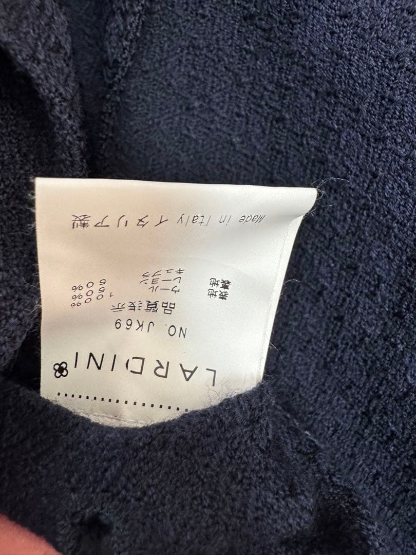 LARDINI ダークネイビー ダブルブレストジャケット