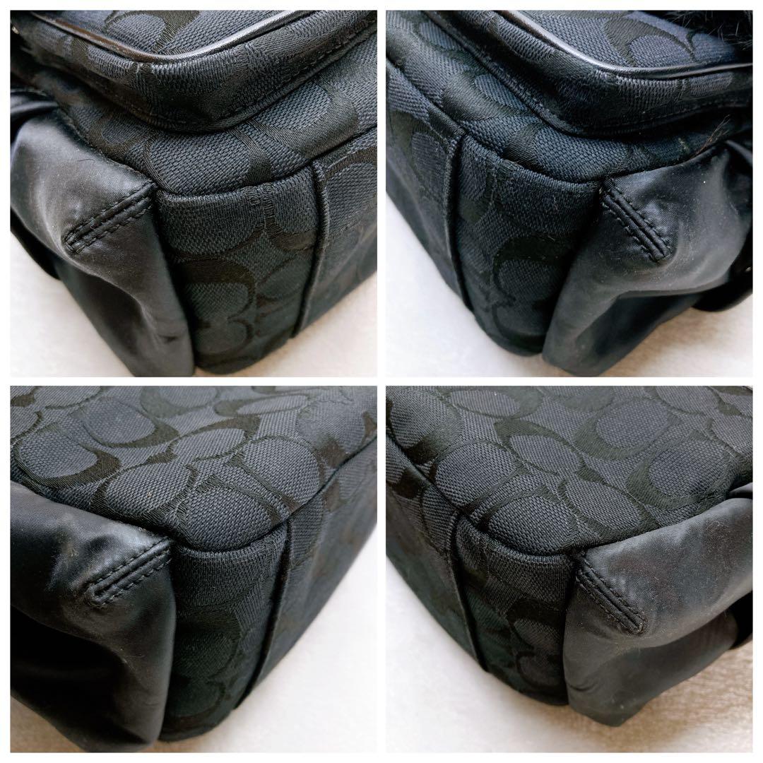 ✨美品✨COACH コーチ ラビットファー ワンショルダーバッグ y2k ロゴ