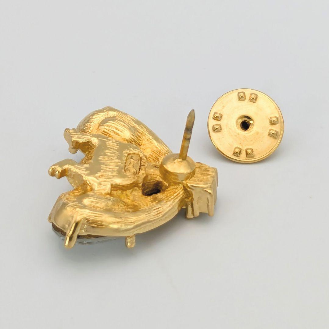 美品 希少 Dior ディオール ヴィンテージ Bee ハチ 蜂 ピンブローチ