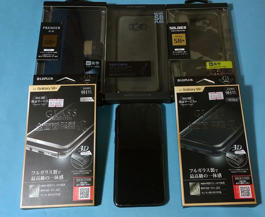 SAMSUNG Galaxy S8+　未使用ケース付　動作品　SIMフリー
