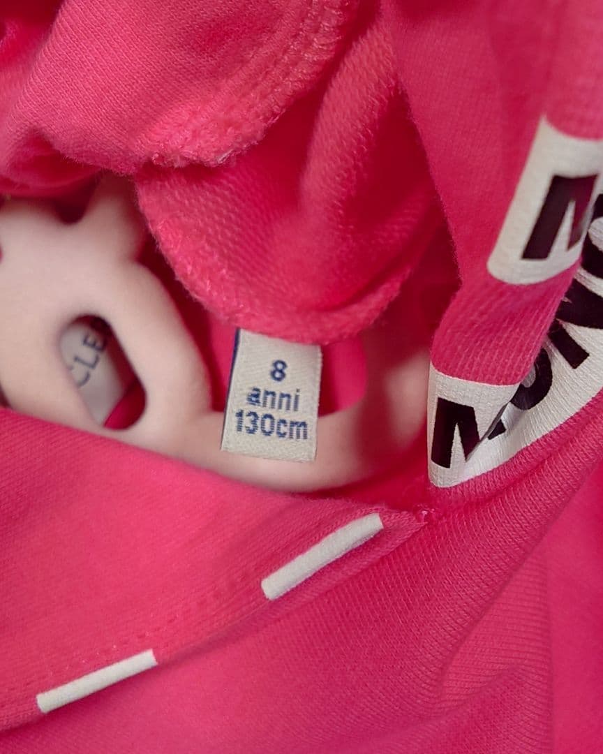 モンクレール フード付きトレーナー サイズ4&8 姉妹お揃い　タグ付き