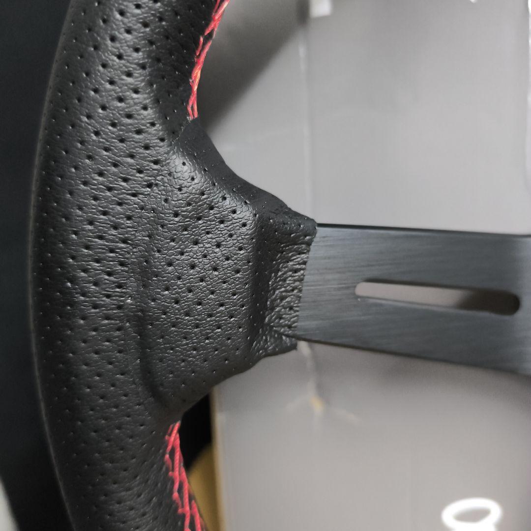 NARDIナルディタイプ　ステアリング ブラック350mm 　ディープ75mm