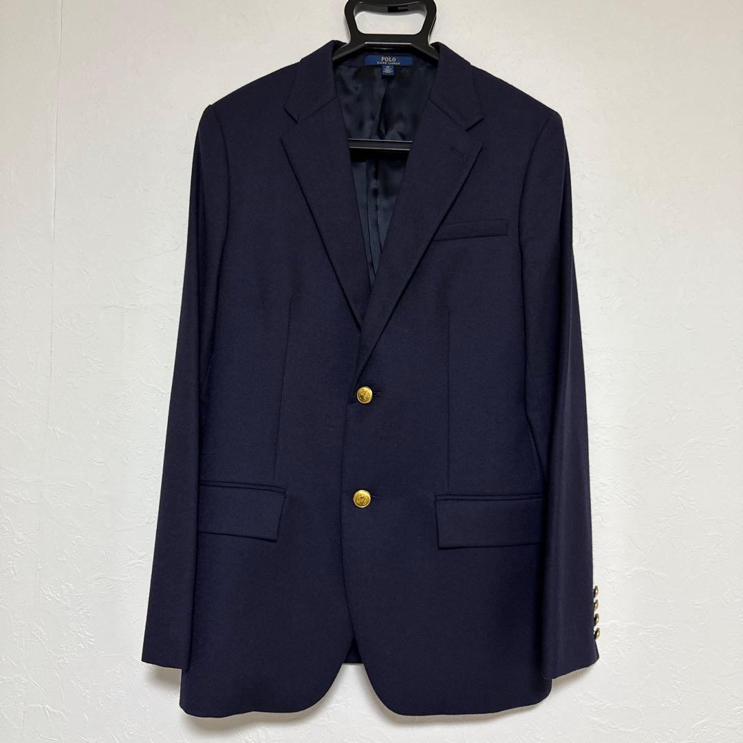 ポロ ラルフローレン金ボタン ブレザー 卒業式