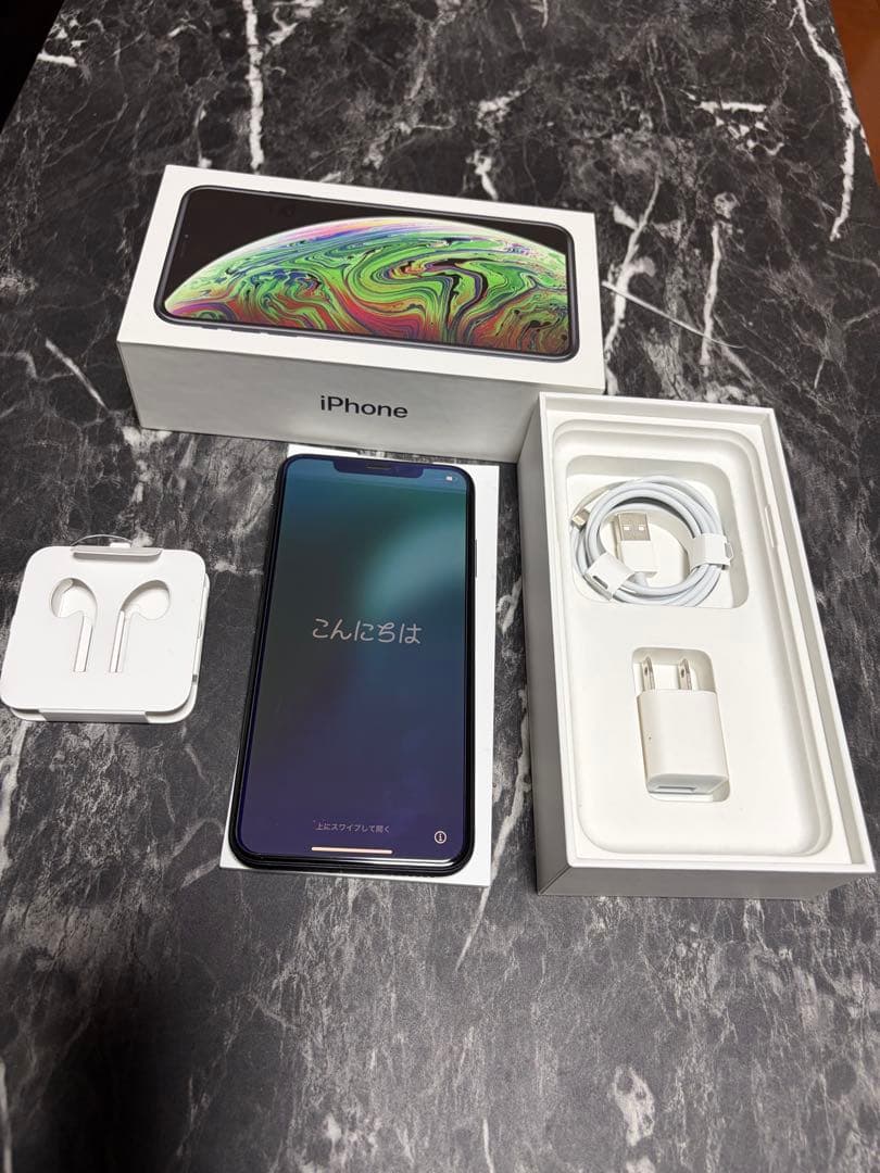 iPhone XS Max 64GB 画面割れなし カメラヒビあり 動作確認済