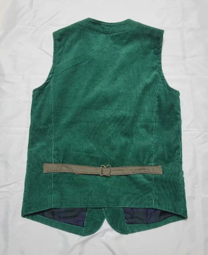 Weirdo コーデュロイ ベスト M glad hand グリーン