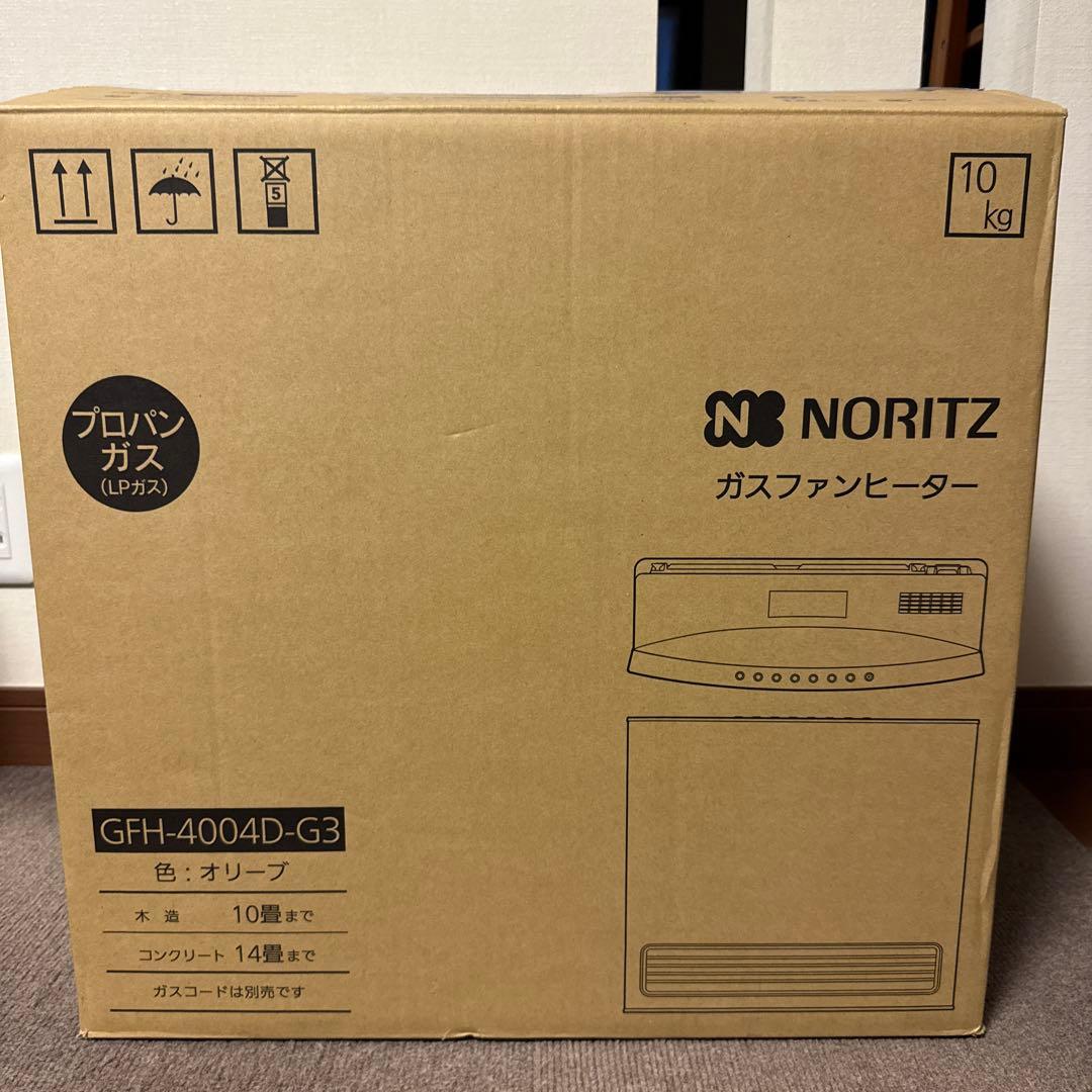 ノーリツ LPガス用 ファンヒーター　GFH-4004D ナノイー機能