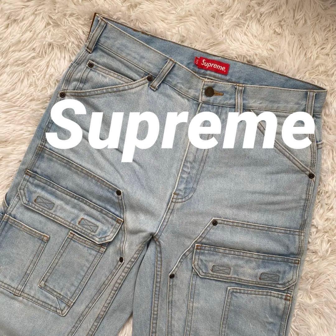 S*e様 極美品【シュプリーム】デニムパンツ　ダブルニー　ワーク　ユーティリティ