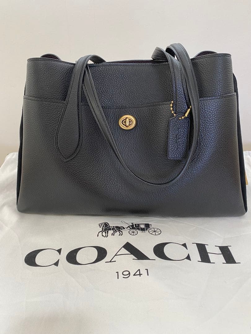 COACH ローラ キャリーオール ブラック