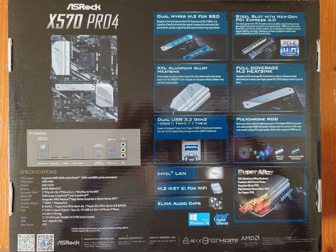 ASRock X570 Pro4 マザーボード