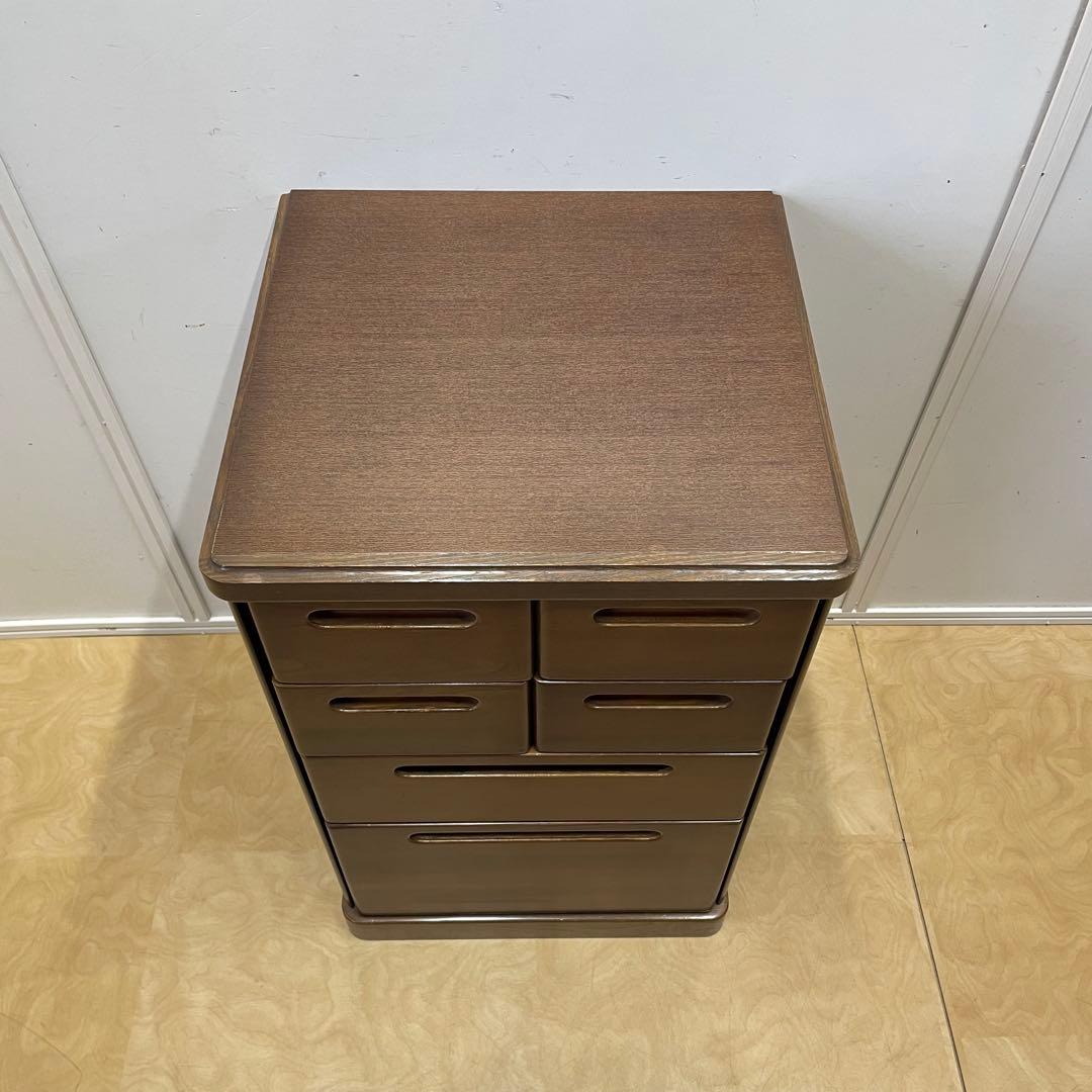 マルヨシ民芸家具 4段 6杯 チェスト 引き出し 電話台 キャビネット 収納