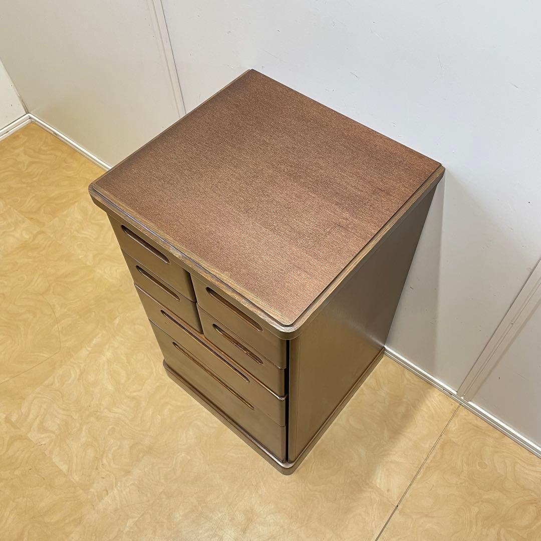 マルヨシ民芸家具 4段 6杯 チェスト 引き出し 電話台 キャビネット 収納