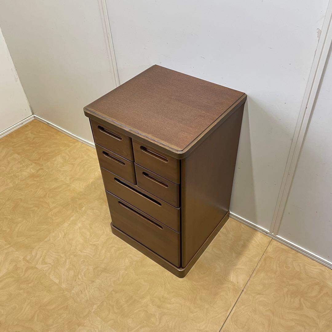 マルヨシ民芸家具 4段 6杯 チェスト 引き出し 電話台 キャビネット 収納