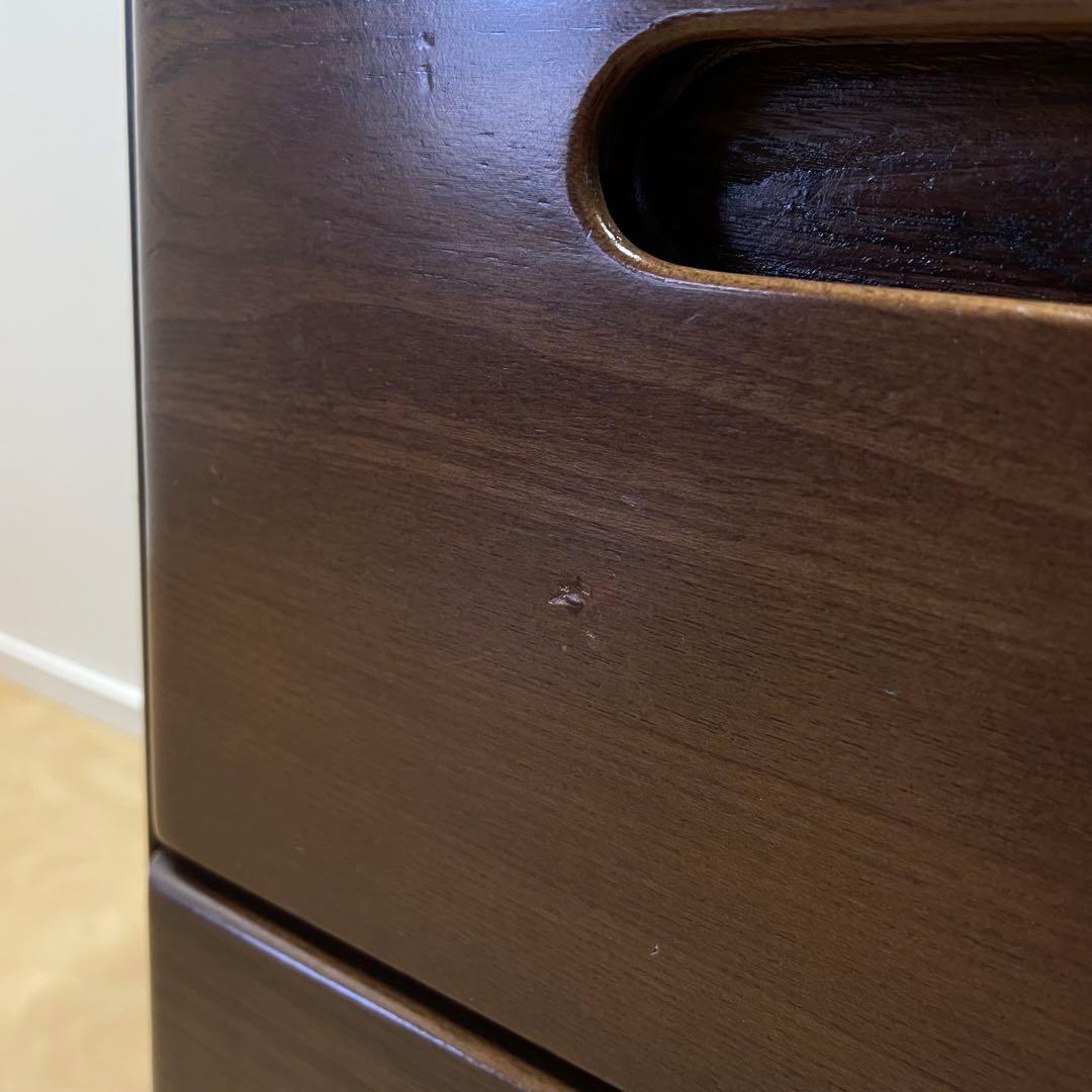 マルヨシ民芸家具 4段 6杯 チェスト 引き出し 電話台 キャビネット 収納