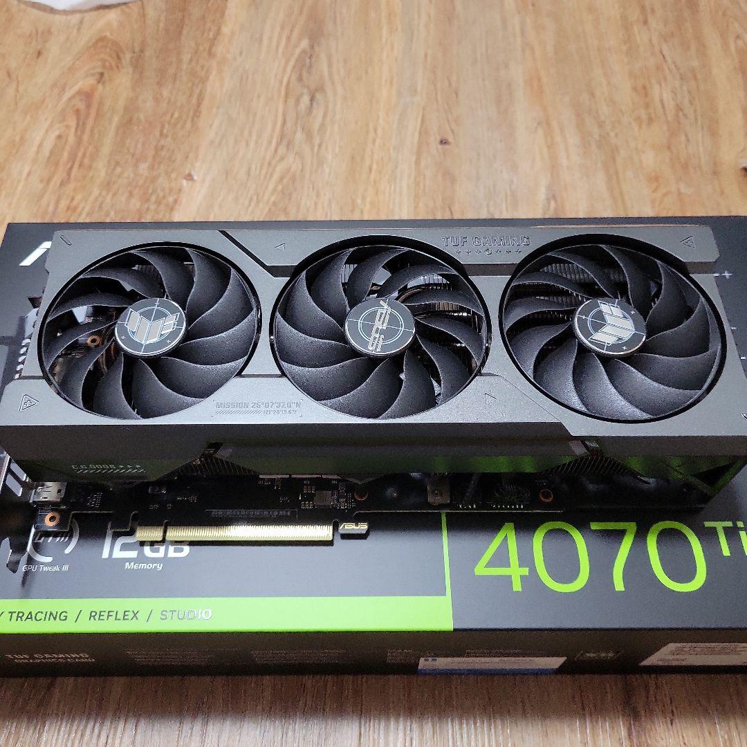 当日発送 ドスパラ購入ASUS GEFORCE RTX 4070 Ti 12GB