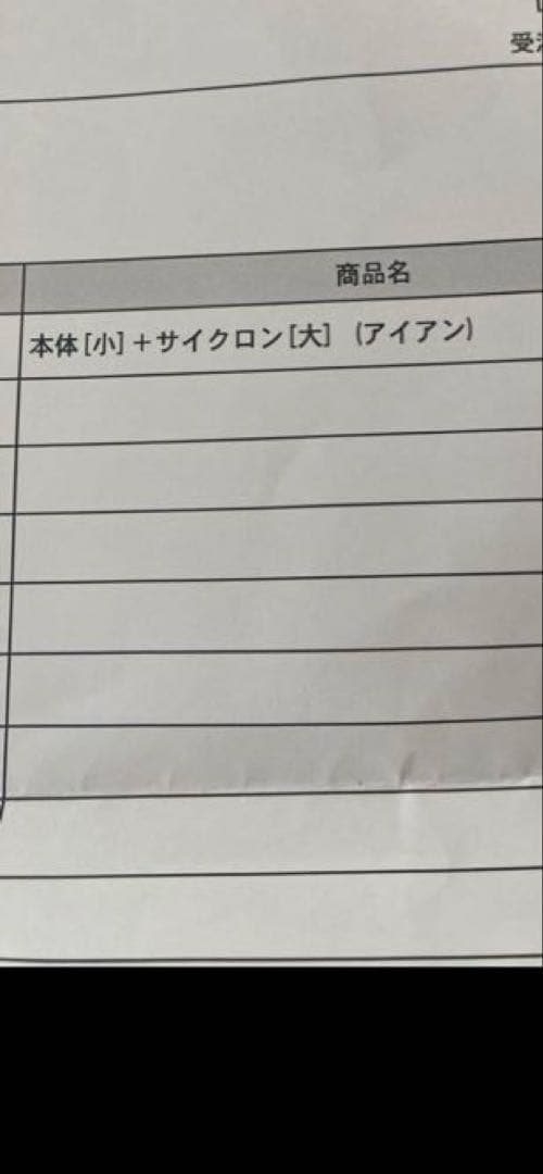 新品未使用　ダイソン本体（小）+サイクロン（大）アイアン