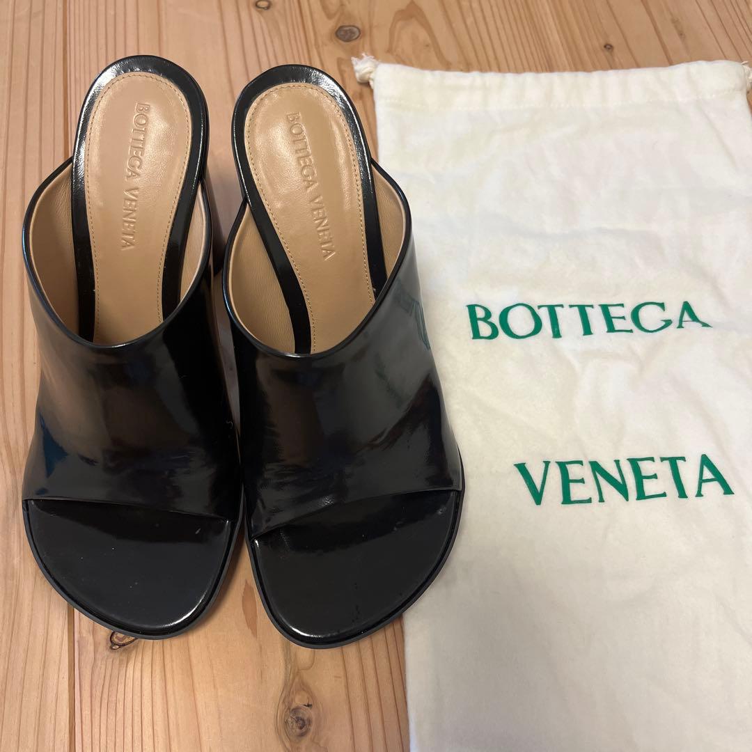 BOTTEGA VENETA ブラック ミュール 保存袋付き