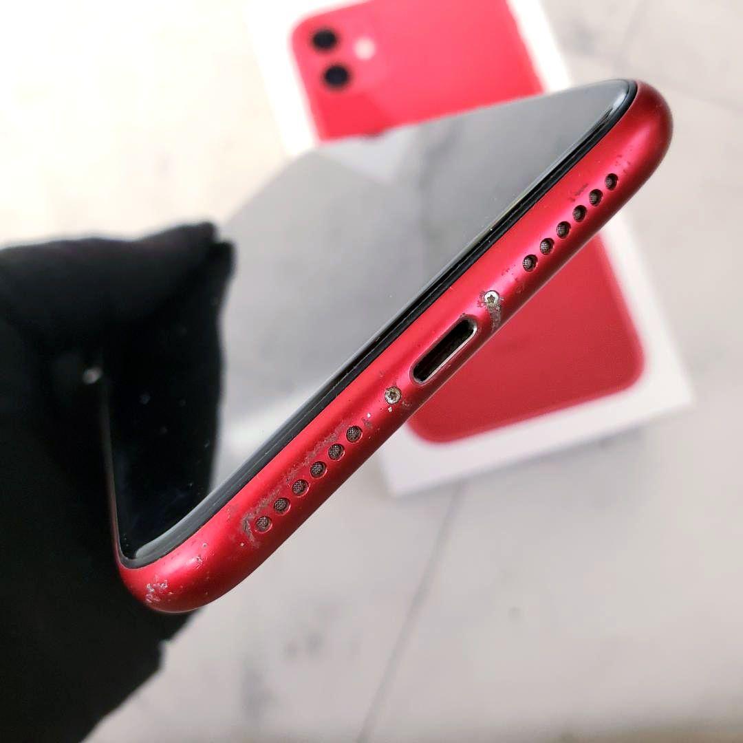 iPhone 11 SIM解除 初期化 レッド 128 箱 付属品 アイフォン