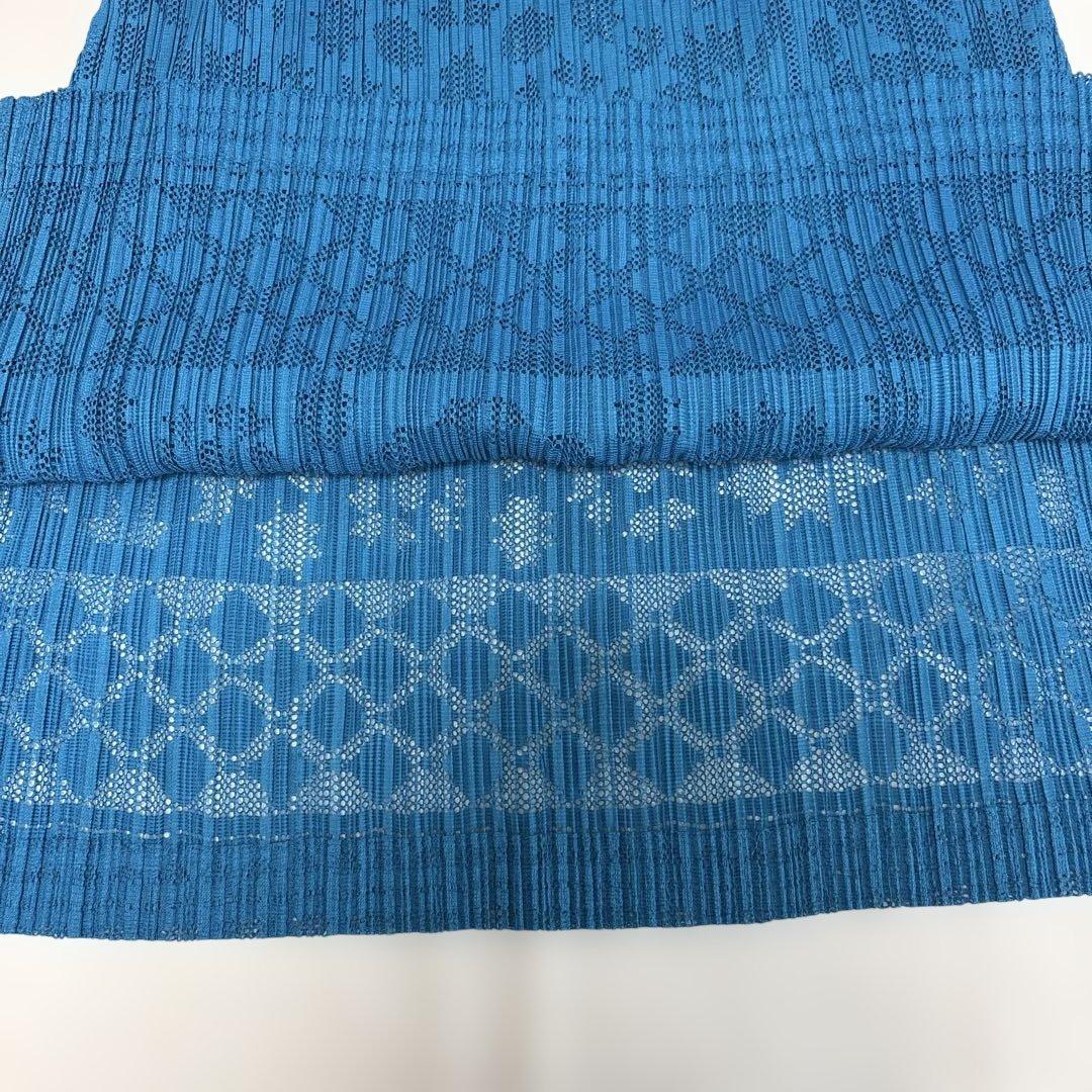 イッセイミヤケ PLEATS PLEASE プリーツプリーズ チュニック ブルー