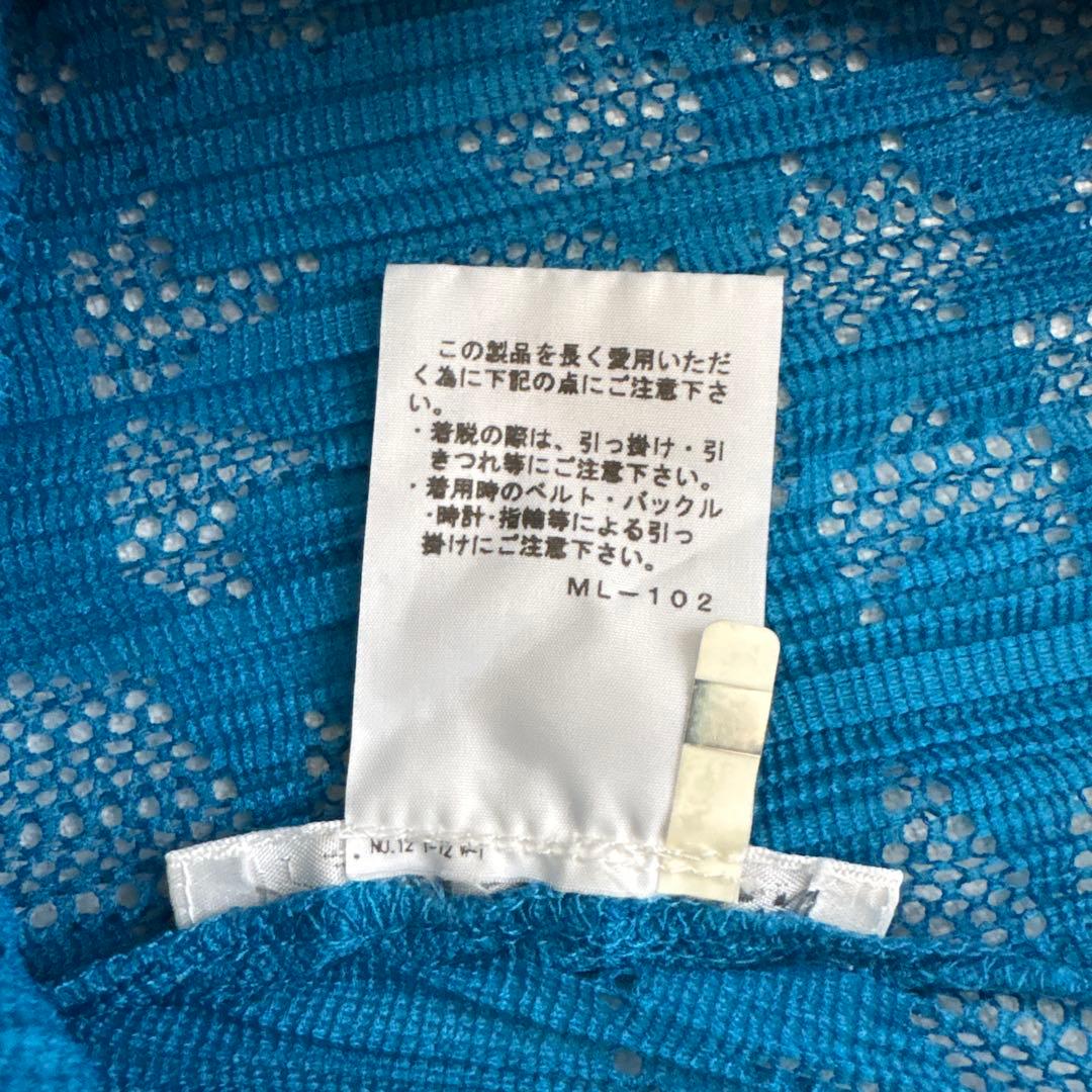 イッセイミヤケ PLEATS PLEASE プリーツプリーズ チュニック ブルー