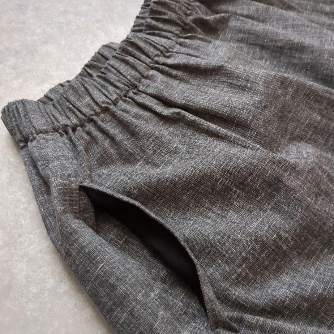 mizuiroind　ミズイロインド　サルエルパンツ　リネン　麻　2　日本製