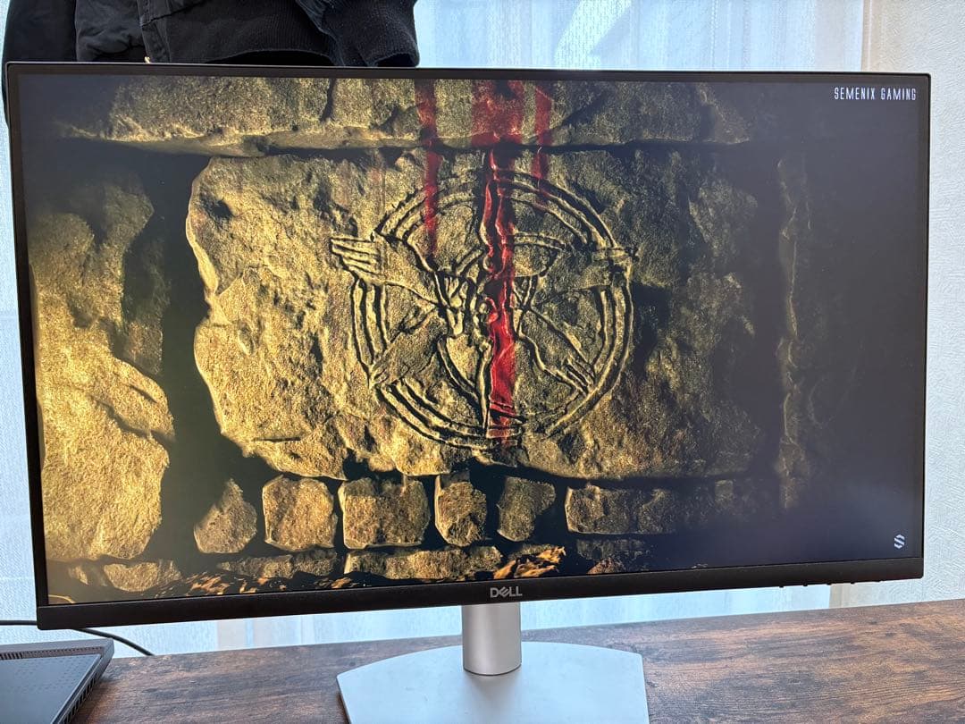 Dell S2722QC 4K Monitor ディスプレイ　モニター本体