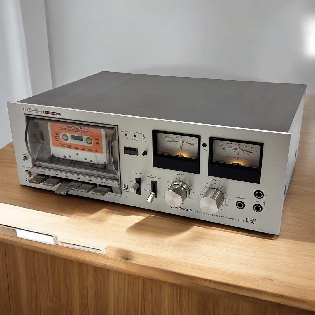 【再生確認済み】pioneer パイオニア CT-500 カセットデッキ