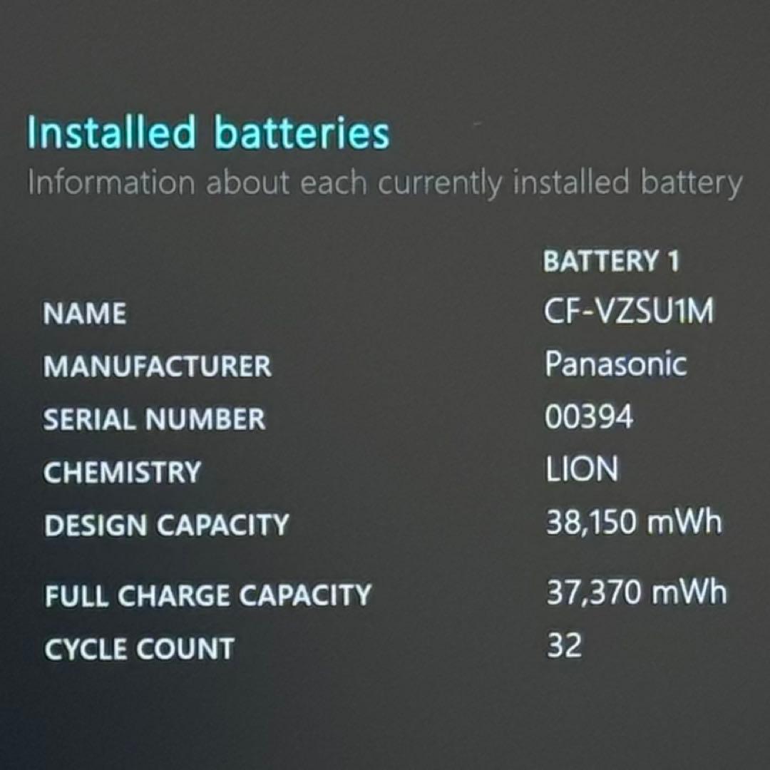 838 美品 使用960時間 レッツノート QV9 第10世代 16GB