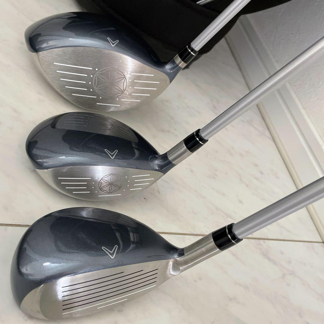 使用少なめ美品　最新モデル　キャロウェイ　ソレイユ　レディースゴルフクラブセット