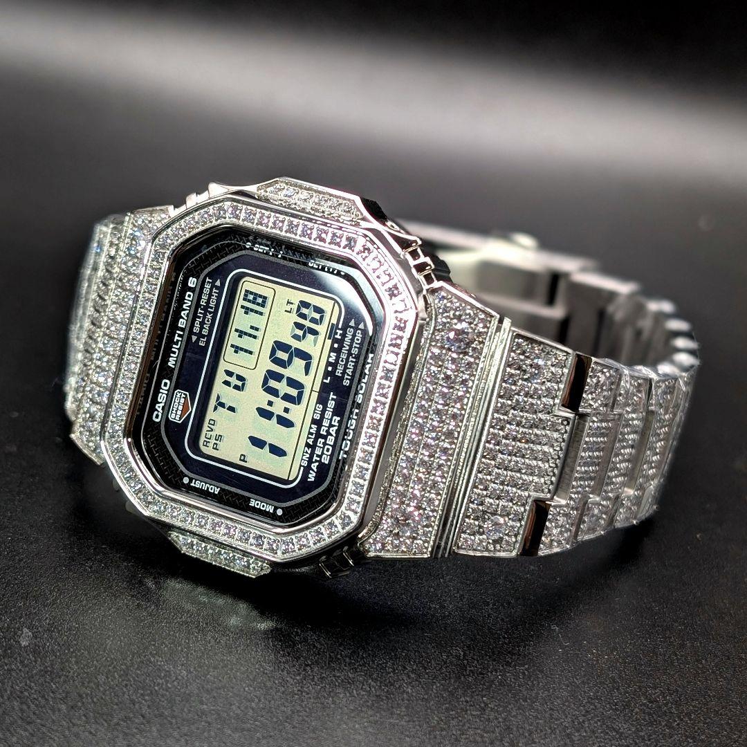 美品 G-SHOCK GWM5610U 電波ソーラー ダイヤ風装飾 フルメタル