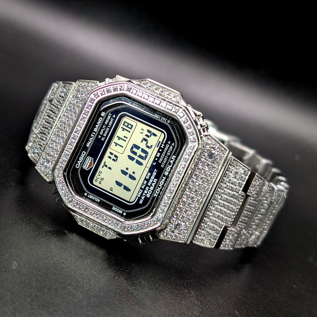 美品 G-SHOCK GWM5610U 電波ソーラー ダイヤ風装飾 フルメタル