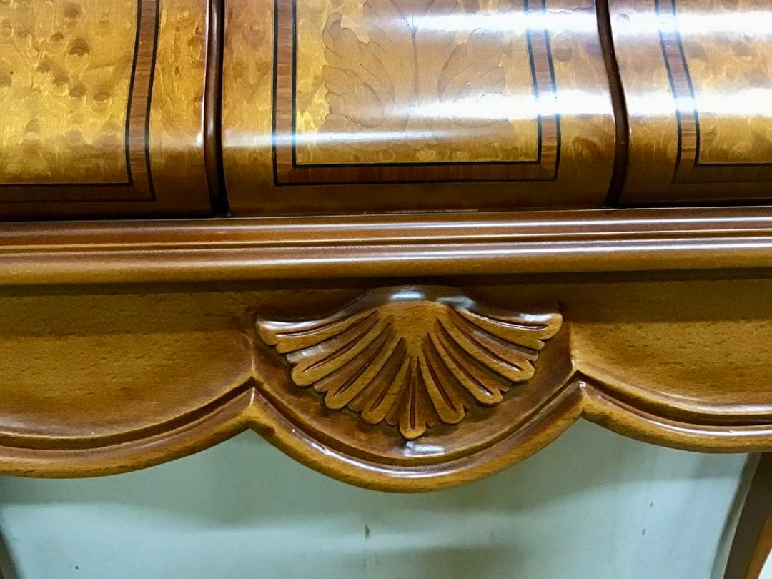 Pリン☆管27☆イタリア製☆アンティーク☆天板大理石☆コンソールテーブル