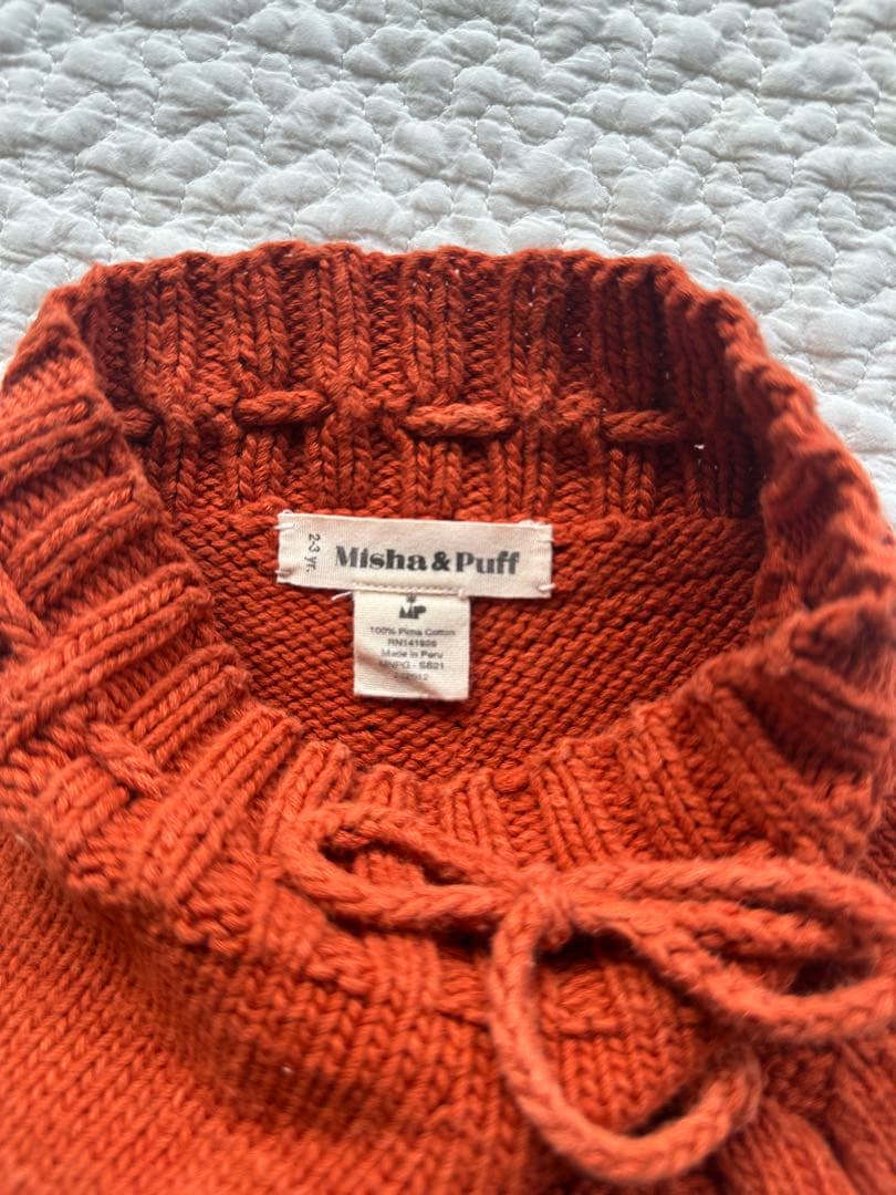 春夏向け　misha and puff 2-3yスケポン コットン