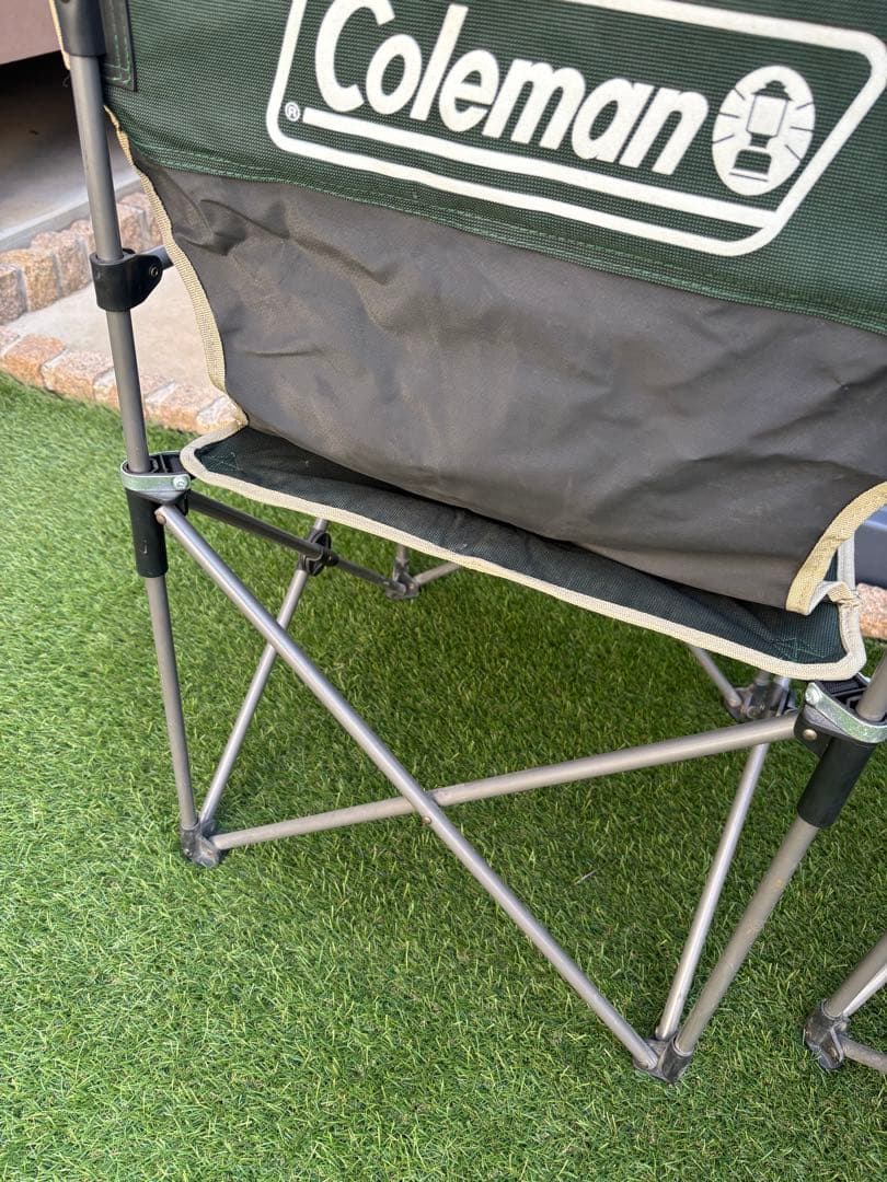 Coleman 折りたたみチェア　グリーン　2個セット