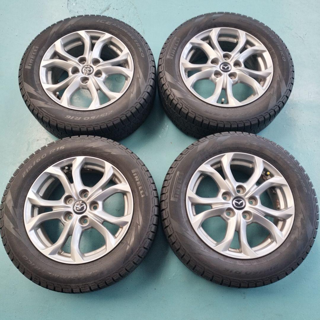 マツダ CX-3 純正アルミホイール16インチ 16×6.5J+50 4本