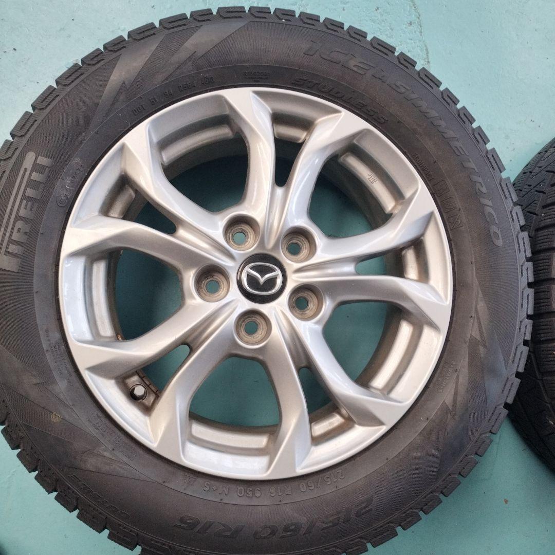 マツダ CX-3 純正アルミホイール16インチ 16×6.5J+50 4本
