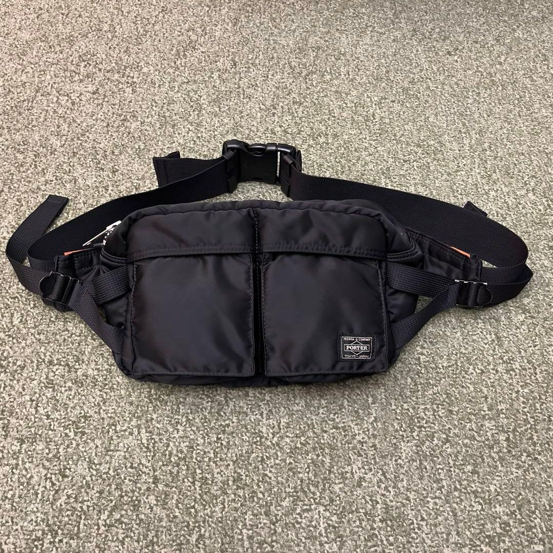 美品 PORTER タンカー ボディバッグ ブラック
